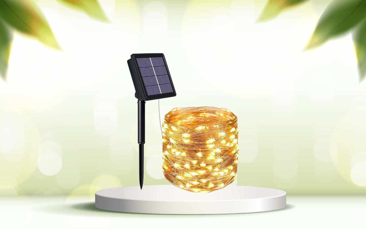 Decora e illumina ogni spazio con Solar Wire Light: atmosfera magica senza consumi
